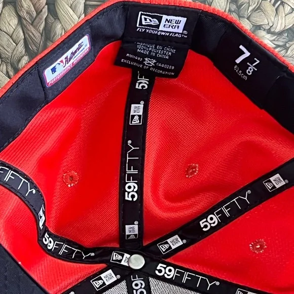 New Era Houston Astros Batting Practice 59FIFTY Fitted Size 7 7/8 - Picture 3 of 4